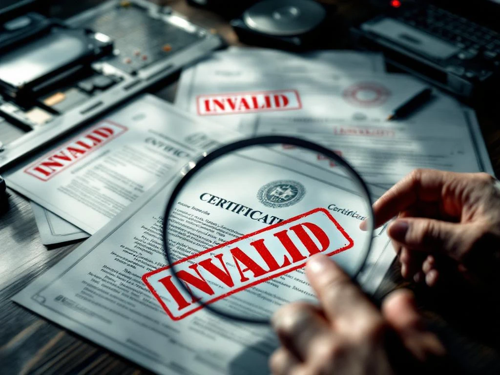 Hoe herken je valse datavernietiging certificaten?